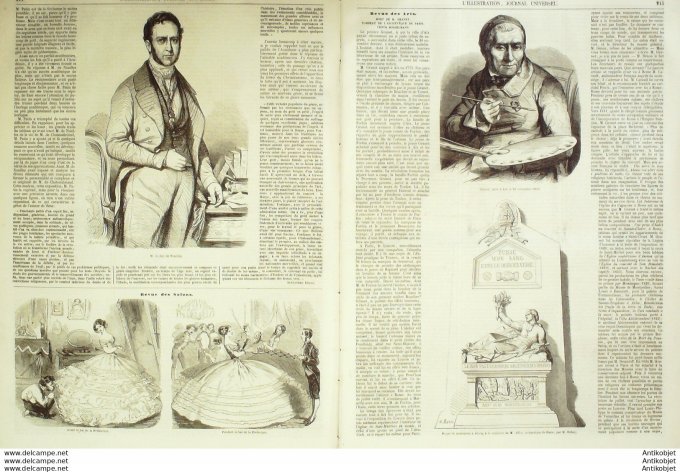 L'Illustration 1849 n°355 Algérie ZAATCHA URIAGE (38) GRAVET Côte d'Ivoire BATTO AFFRE