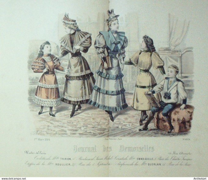 Journal de Demoiselles 1894 # 4979 (Maison Thirion)