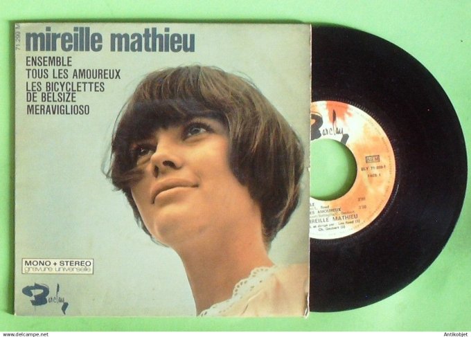 Mathieu Mireille 45T EP Les bicyclettes de Belsize 1968