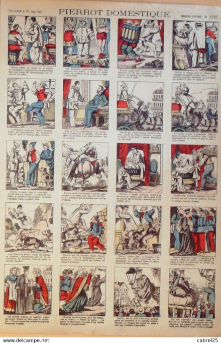 Pierrrot Domestique (Pellerin d'epinal)