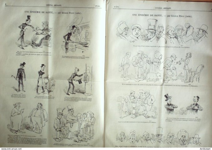 Le Journal Amusant 1874 #  936 Hors Paris par Grevin