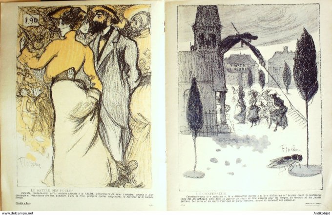 L'Assiette au beurre 1903 n°122 Monstres satyres Florane