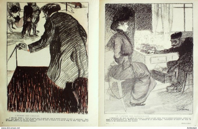 L'Assiette au beurre 1903 # 122 Monstres satyres Florane