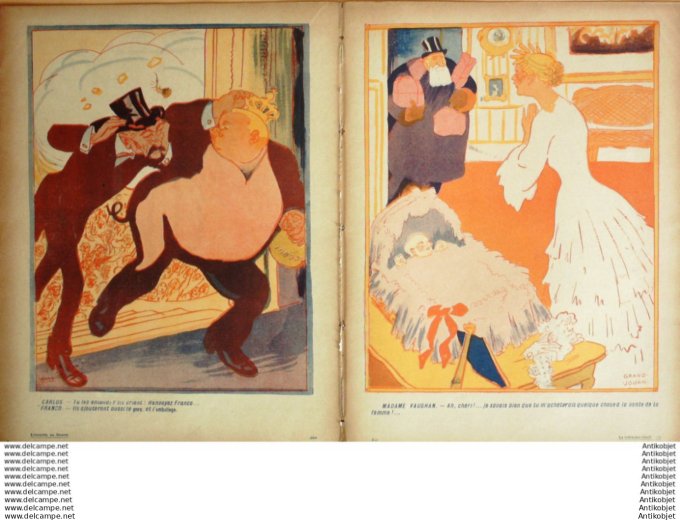 L'Assiette au beurre 1907 # 352 La treve des confiseurs Grandjouan