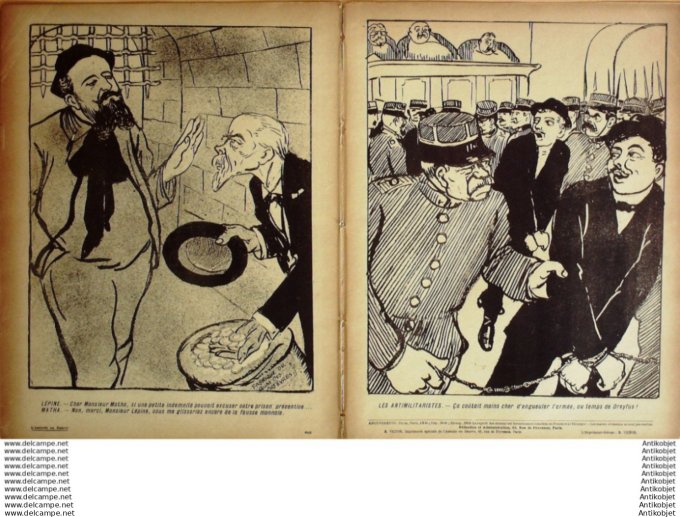 L'Assiette au beurre 1907 # 352 La treve des confiseurs Grandjouan