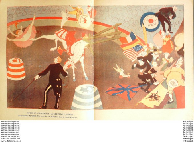 L'Assiette au beurre 1907 # 352 La treve des confiseurs Grandjouan