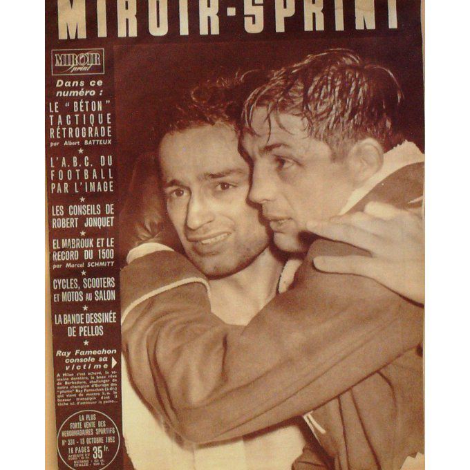 Miroir Sprint 1952 n° 331 13/10 EL MABROUK BARBADORO FAMECHON LAPEBIE DERNY TERROT