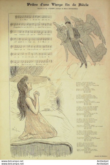Gil Blas 1893 n°03 DUBUT de LAFOREST CH AUBERT Marie STRYSINSKA Albert GUILLAUME