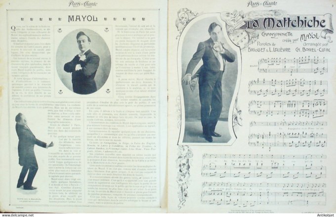 Paris qui chante 1905 n°141 Mayol Numéro Spécial