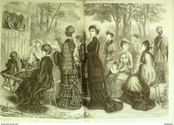 La Mode illustrée 1880 21è année complète reliée 52º