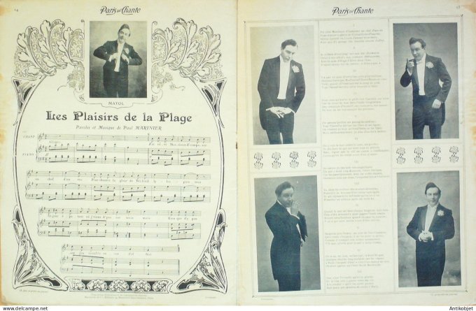 Paris qui chante 1905 n°141 Mayol Numéro Spécial