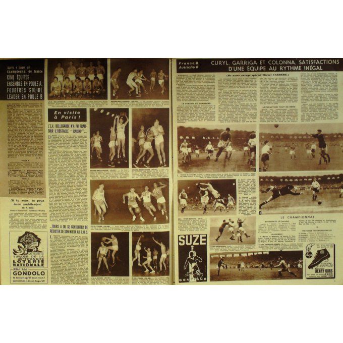 Miroir Sprint 1952 #  332 20 Oct Dot Lapebie Coppi Astrua Bobet Langlois Womber