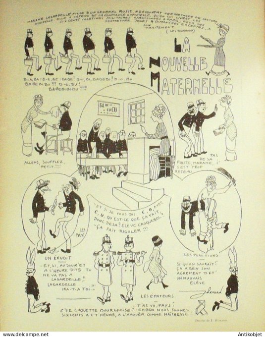 Le Rire 1910-12- 3 # 409 Journal humoristique Ed.Originale Nouvelle Maternelle