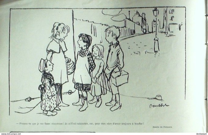 Le Rire 1910-12- 3 # 409 Journal humoristique Ed.Originale Nouvelle Maternelle