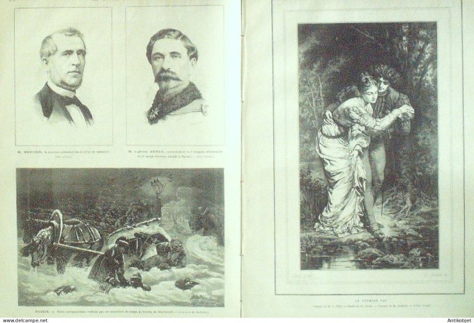 Le Monde illustré 1877 n°1042 Russie Kischeneff Turquie Dolma-Backtché Shinto