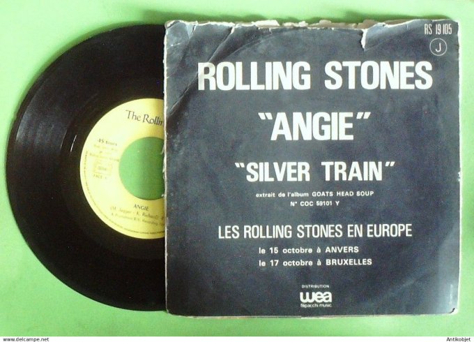 Rolling Stones 45T SP Angie 2 1973