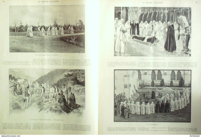 Le Monde illustré 1898 n°2131 Madagascar Tananarive Bulgarie Sofia Alexandre de Battenberg Gabriel D