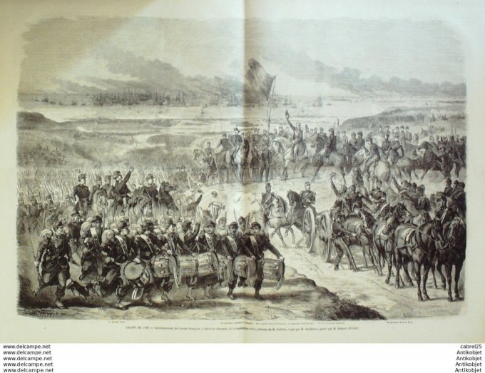 Le Monde illustré 1859 n°111 Egypte Alexandrie Caire Italie Piémont Crimée Old-Fort