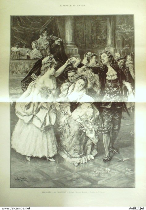 Le Monde illustré 1898 n°2131 Madagascar Tananarive Bulgarie Sofia Alexandre de Battenberg Gabriel D