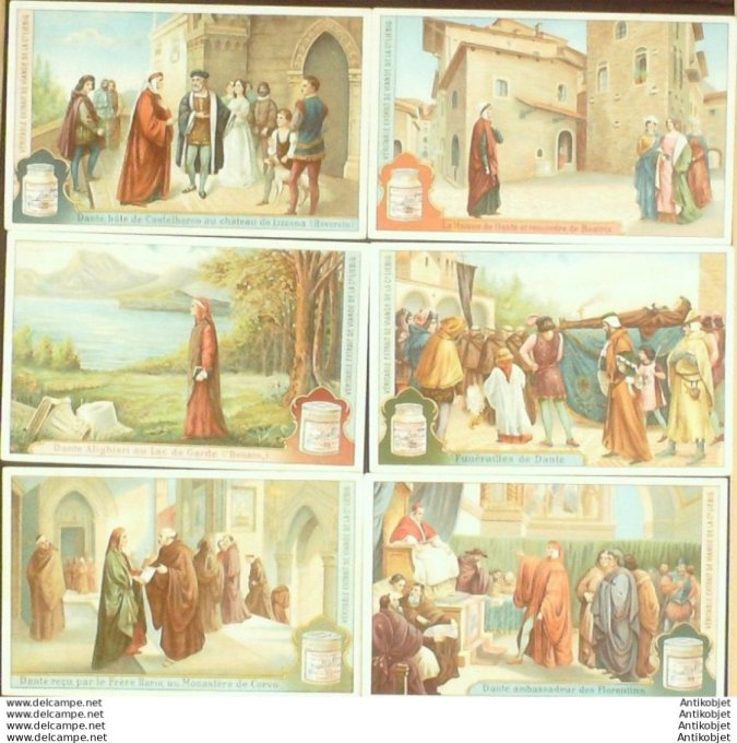 Chromo Liebig Sang 1116 Dante Alighieri (1921)