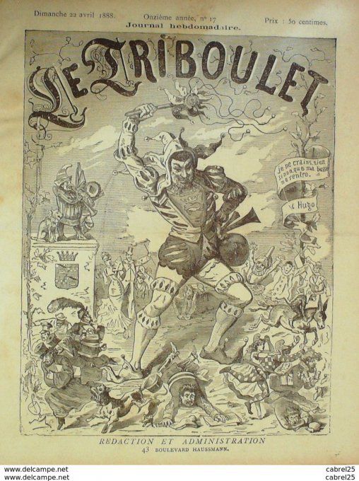 Le Triboulet 1888 n°17 BLASS CHASSEZAC GRELOT LILIO DE PALVET