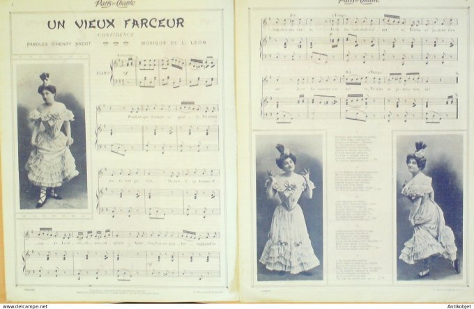 Paris qui chante 1905 n°143 Thibaud Numéro Spécial