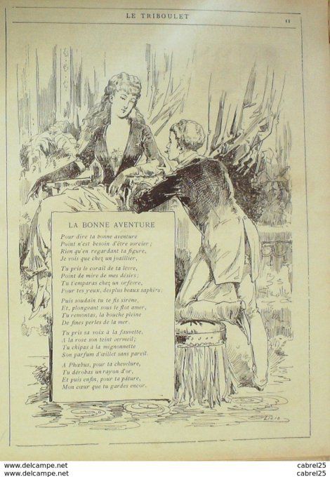 Le Triboulet 1888 n°17 BLASS CHASSEZAC GRELOT LILIO DE PALVET