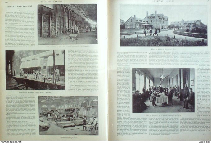 Le Monde illustré 1899 n°2210 Ste-Pélagie prison Philippines Malolos Aguinaldo Belgique Cointe Angle
