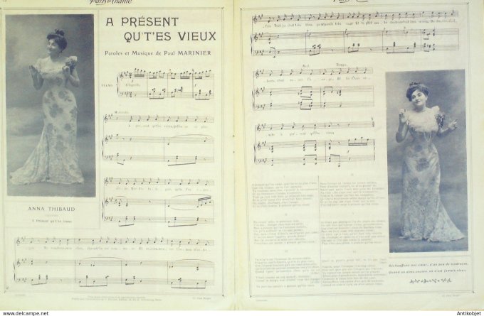 Paris qui chante 1905 n°143 Thibaud Numéro Spécial