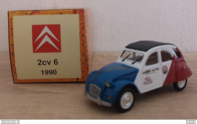 Citroen 2cv 6 Garage Leoty 1990 Norev 1:43