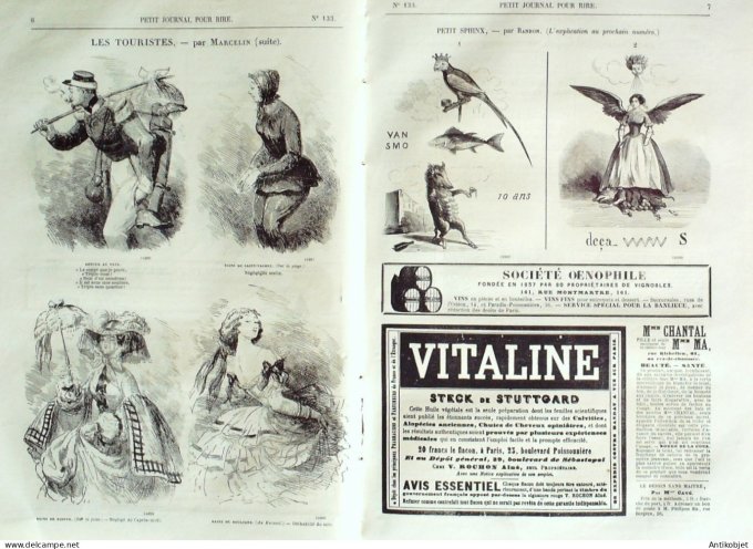 Le Monde illustré 1863 n°317 Italie Monte-Pincio Brest (29) Espagne Aranjuez Elché Pebla