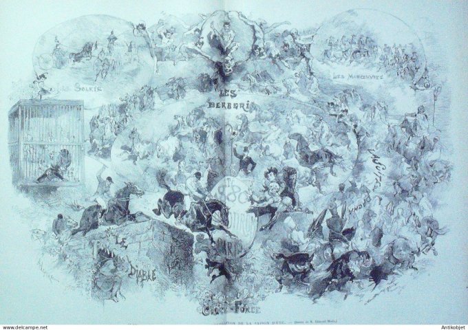 Le Monde illustré 1880 n°1210 Ville-d'Avray Meudon (92) Lyon (69) Corot Rennes (35)