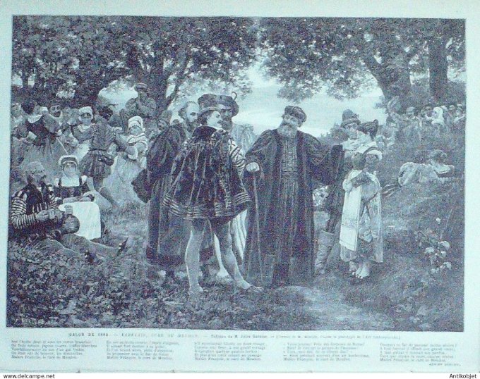 Le Monde illustré 1880 n°1210 Ville-d'Avray Meudon (92) Lyon (69) Corot Rennes (35)