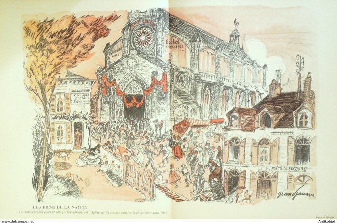 L'Assiette au beurre 1904 # 176 Rupture du Concordat Grandjouan