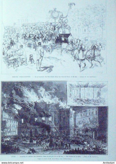 Le Monde illustré 1880 n°1210 Ville-d'Avray Meudon (92) Lyon (69) Corot Rennes (35)