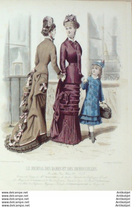 Journal des Dames Demoiselles 1877 # 1550 (Maison Bréant-Castel)