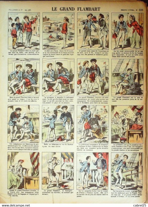 Le Grand Flambart (Pellerin d'epinal)