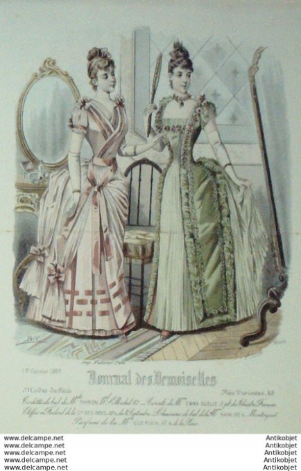 Journal de Demoiselles 1889 # 4710b (Maison Thirion)