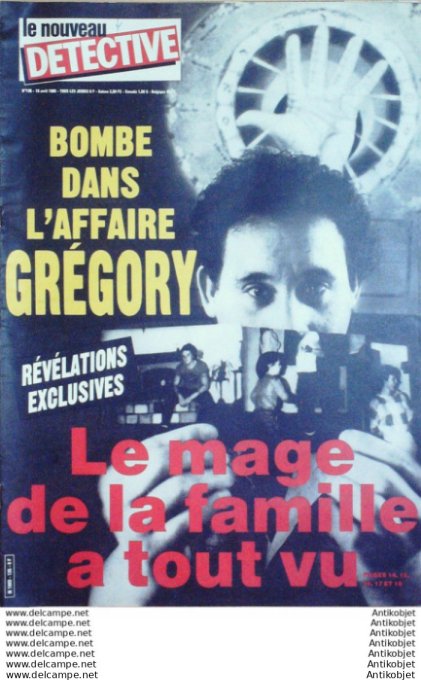 Détective 1985 # 135 Nevers Marseille Boesses Belfort Epinal affaire Grégory Troyes St-Denis