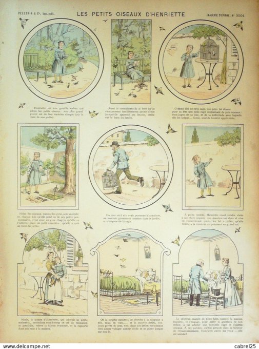 Les Petits Oiseaux d'henriette (Pellerin d'epinal)
