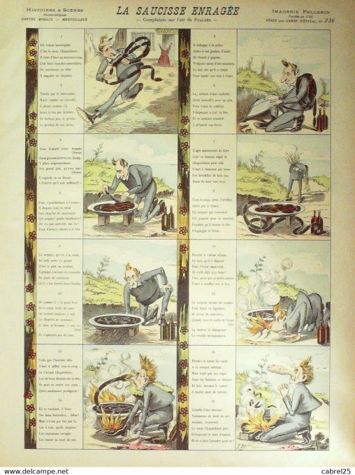 La Saucisse Enragee (Complainte) (Pellerin d'epinal) Pdy