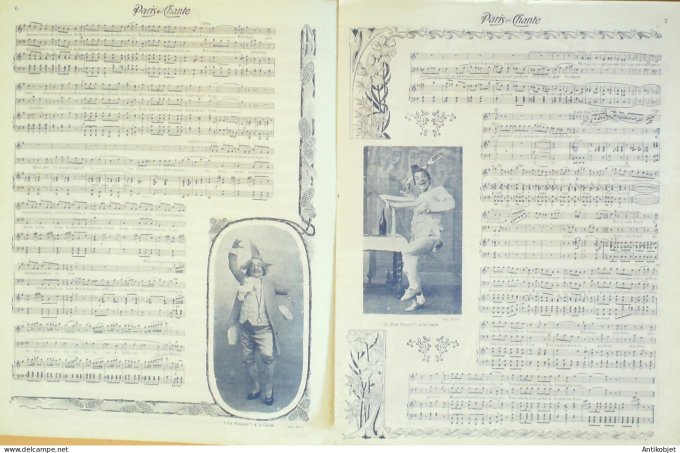 Paris qui chante 1905 n°142 Fugère Paul Numéro Spécial