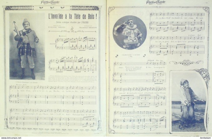 Paris qui chante 1905 n°142 Fugère Paul Numéro Spécial