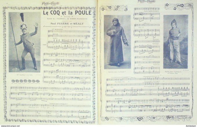 Paris qui chante 1905 n°142 Fugère Paul Numéro Spécial