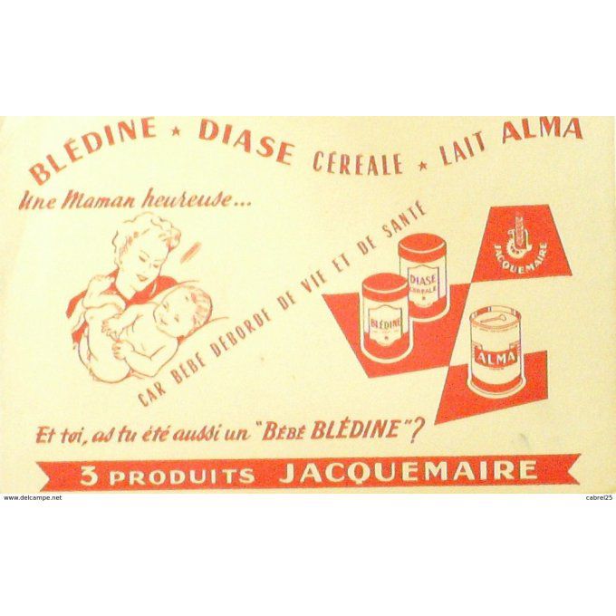Buvard BLEDINE JACQUEMAIRE
