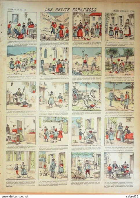 Les Petits Espagnols  (Pellerin d'epinal)