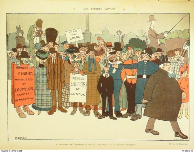 Le Rire 1900-05-30 # 278 Journal humoristique Ed.Originale La jambe
