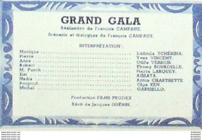 Grand Gala Ludmila Tcherin,a Yves Vincent Odile Verbois