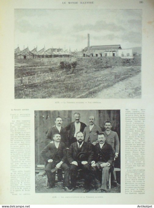 Le Monde illustré 1896 n°2066 Italie Rome prince de Naples mariage Lille (59) Albi (81)