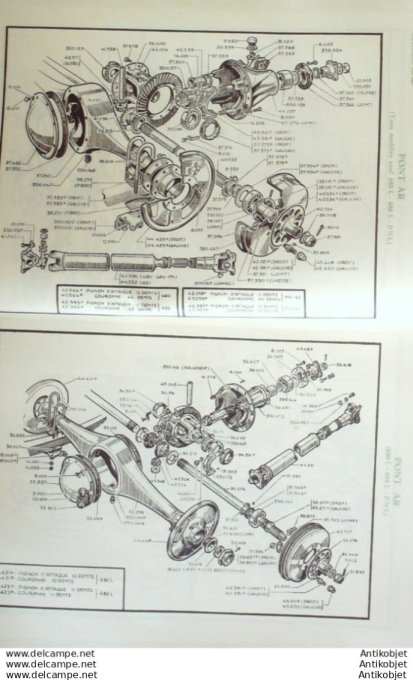 R.T Automobile Hotchkiss 680 686 Course CTA Arsenal 18 # 1947